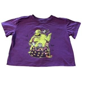 Nightmare before Christmas girls size medium purple t-shirt